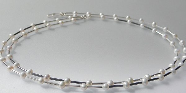 754 - Double Strand Pearl Necklace