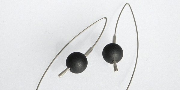 851 - Black Jade Earrings